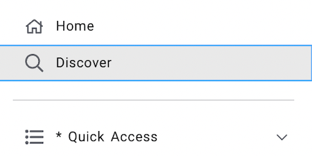 MyPortal Discover menu