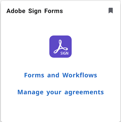 Adobe Sign Student Forms